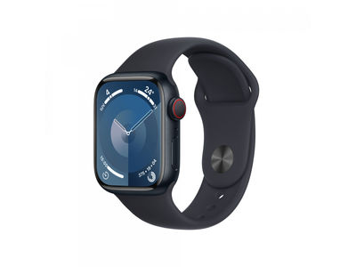 Apple Watch S9 Alu. 41mm GPS+Cellular Midnight Sport Band m/l MRHT3QF/a