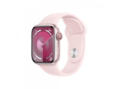 Apple Watch S9 Alu. 41mm GPS+Cellular Pink Sport Band m/l MRJ03QF/a