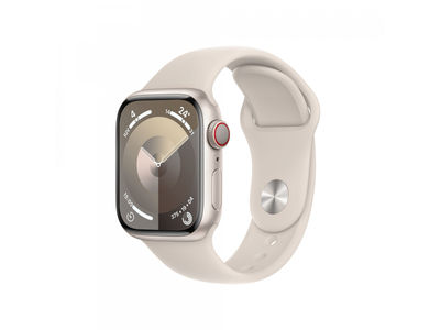 Apple Watch S9 Alu. 41mm GPS+Cellular Starlight Sport Band m/l MRHP3QF/a