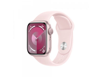 Apple Watch S9 Alu. 41mm GPS Pink Sport Band s/m MR933QF/a