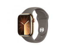 Apple Watch S9 Steel 41mm GPS+Cellular Gold Sport Band Clay m/l MRJ63QF/a