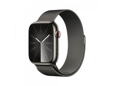 Apple Watch S9 Steel 45mm GPS+Cellular Graphite Milanese Loop MRMX3QF/a