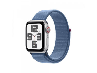 Apple Watch se Alu. 40mm GPS+Cell. Silver Sport Loop Winter Blue MRGQ3QF/a