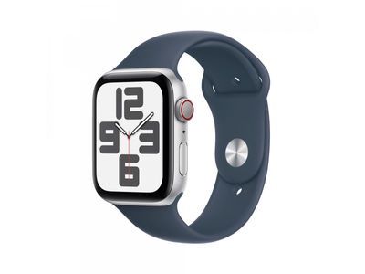Apple Watch se Alu. 44mm GPS+Cellular Silver Sport Band Blue m/l MRHJ3QF/a