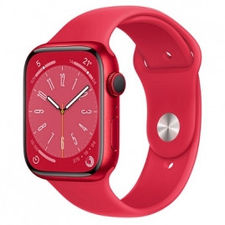 Apple watch series 8 GPS + cell 45MM red aluminium + correa sport red