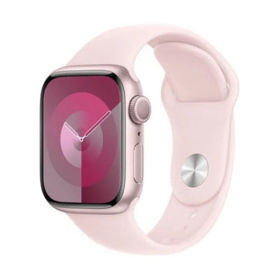 Apple watch series 9 MR9J3QL/a 45MM pink aluminium case with light pink sport