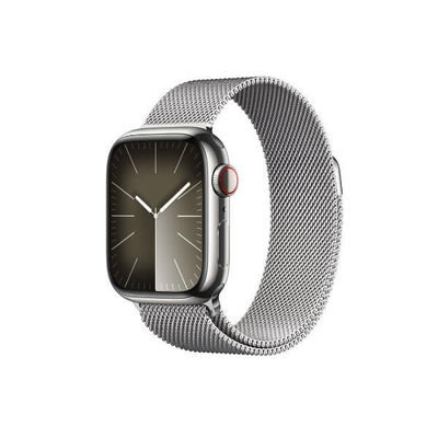 Apple watch series 9 MRMQ3QL/a 45MM silver stainless steel case with silver