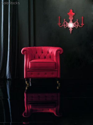 Applique baroque rouge - Photo 2
