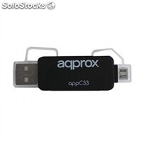 approx APPC33 Adaptador microSD-sd-mmc a usb-micro