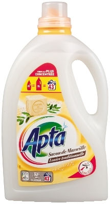 Apta - Action - Lingettes nettoyantes pour sols savon de Marseille