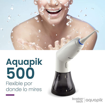 Aquapik 500 Munddusche mit einzigartigem Design, abnehmbar, wiederaufladbar