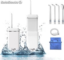 Aquapik Mini Idropulsore dentale portatile, serbatoio d&#39;acqua retrattile,