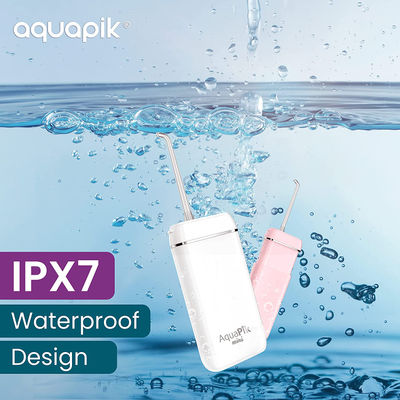 Aquapik Mini Idropulsore dentale portatile, serbatoio d&amp;#39;acqua retrattile, - Foto 3