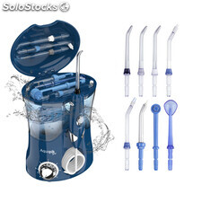 Aquapik Pro - Irrigador Oral - Irrigador Dental Profissional, 8 Bicos Azul