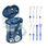 Aquapik Pro - Irrigador Oral - Irrigador Dental Profissional, 8 Bicos Azul - 1