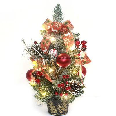 Árbol de escritorio barato de alta calidad ornamento de Navidad