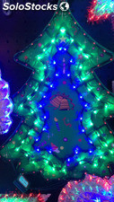 árbol de navidad 3 modelos RGB que cambia la decoración