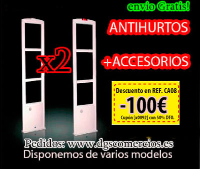 Arco Antihurto para Tiendas (Accesorios a parte 1000Chapas+1000Etiquetas.) - Foto 5