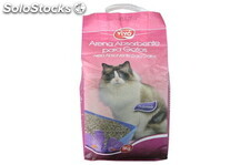 Arena gato vivo 5KG perfumada c/4