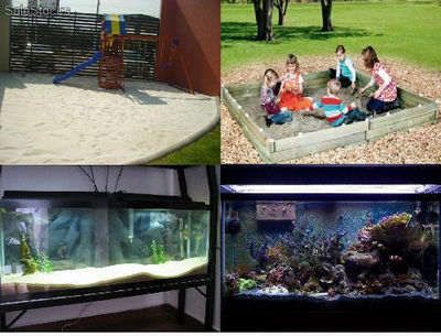 Arena para areneros infantiles, filtros de agua, decoracion, - Foto 5