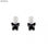 ARETES BLACK BUTERFLY - Foto 2