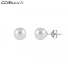 ARETES PERLAS BLANCAS