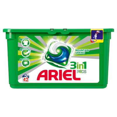 Ariel Touch Lenor 3in1 38pcs