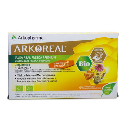 Arkoroyal® Immunité fort BIO L&#39;Echinacée + Gelée royale + Propolis verte + ropol