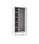 Armario 1 puerta 5 huecos DYLAN acabado blanco/cera blanca, 90cm(Ancho) - Foto 2