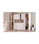 Armario bajo dos puertas Marbella color blanco 60 cm(ancho) 80 cm(altura) 34 - Foto 3