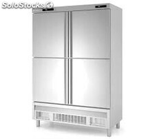 Armario de refrigeración de 4 puertas de Acero Inoxidable Snack CPS 204 Ref 212*