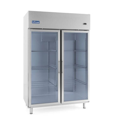 Armario frigorífico 1340 LT GN2/1 Cristal