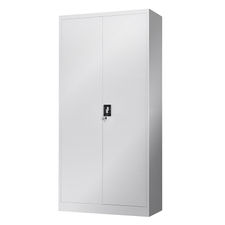 Armario metalico olimpo con puertas abatibles - gris