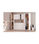 Armario multiusos 1 puerta Marbella en color blanco. 40 cm(ancho) 180 cm(altura) - 2