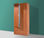 Armario ropero con cajones color cerezo 180cm. Mueble de dormitorio economico - 3