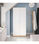 Armario ropero Nuria 2 puertas abatibles acabado blanco artik y roble 200 - Foto 4