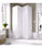 Armario ropero rincón puertas abatibles Jaén acabado blanco, 184 cm(alto)90.5 - 1
