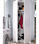 Armario ropero Sabiote con 2 puertas abatibles en blanco 184 cm(alto)81 - Foto 4