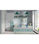 Armario ropero Violeta 3 puertas abatibles acabado blanco/verde acqua 200 - Foto 2