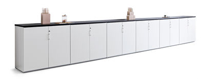 Armarios modulares para oficinas archivos madera laminada profesional a medida