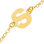 Armbänder von 925 Sterlingsilber Überzug gold, mit schlussfixierung - modell S - Foto 2