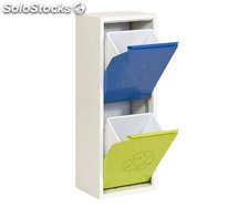 armoire 2 seaux bleu/vert, 920x335x250mm, simonrack