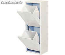 armoire 2 seaux colour blanc/blanc, 920x335x250mm, simonrack