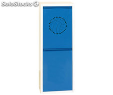 armoire 2 seaux toy blanc/bleu, 920x335x250mm, simonrack
