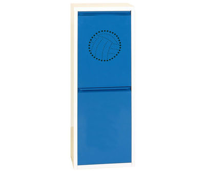 armoire 2 seaux toy blanc/bleu, 920x335x250mm, simonrack