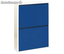 armoire 4 seaux colour blanc/bleu, 920x630x250mm, simonrack