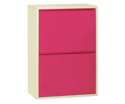 armoire 4 seaux colour blanc/rose, 920x630x250mm, simonrack