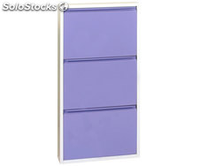 armoire à chaussures colour blanc/violet, 1030x500x135mm, simonrack