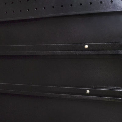 Armoire de rangement d&amp;#39;outils en métal avec coffre à outils Noir-rouge - Photo 4