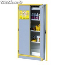 Armoire de securite haute et FM pour produits infllammables a 2 portes